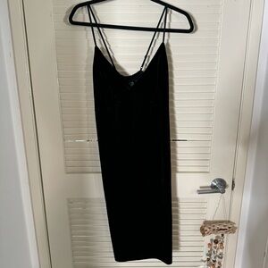 NWOT Windsor midi velvet tank dress sz L